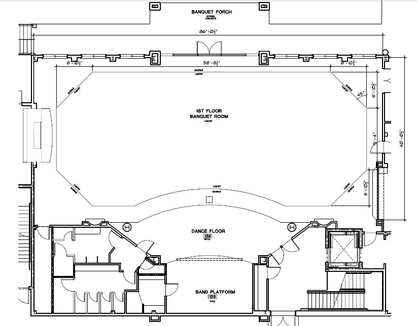 Floorplans New Orleans Reception Hall Event Venue